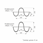 Лента шторная с карманами для создания волны 12275/75 (На отрез)
