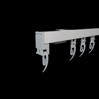 Профильный карниз для штор «Барселона» (100 см ролик)