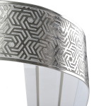 фото декоративная планка «арабеска» серебро графит в интернет-магазине Олексдеко