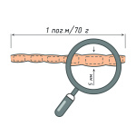 Шнур-утяжелитель 70 г (На отрез)