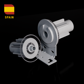 изображение центральный кронштейн «levante» для рулонных штор ø44 мм 2 управления l=55 мм на olexdeco.ru