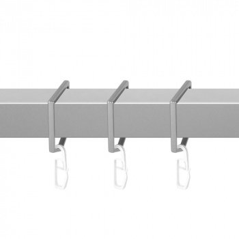 Кольцо «Квадро» с крючком упак. 10 шт (20х20 ХМ)