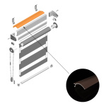 Кассета MGS L= 4 м Коричневая