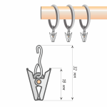 Зажим для кольца упак. 100 шт (ЧМ)