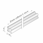 Поворотный стержень «Х-образный» (Металл)