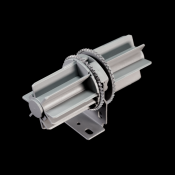 Центральный кронштейн «Rutroller» для рулонных штор ø44 мм 2 управления L=40 мм Серый