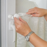 Карниз-кафе «Аризона» белый (12 мм 85-135)