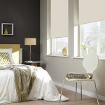 Рулонная штора «Мини» Селена Blackout/Шампань