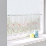 Ткань для штор-кафе коллекция «Butterfly» сиренево-розовый (На отрез высота 30см)