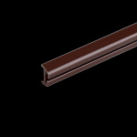 Профиль дополнительный для рул. шторы «Мини День-Ночь» (Коричневый)