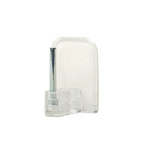 Кронштейн «Мини» 17х24 мм к карнизу «Кафе» отступ 14 мм (Прозрачный)