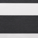 Рулонная штора «UNI 2 День-Ночь» фурнитура Темно-серая. Ткань коллекции «Саванна» Черный