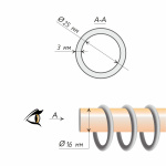 Кольцо 16 круглое ЛАЙТ упак. 10 шт (16 ХМ)