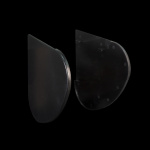 Заглушки для кронштейнов «Duo» L=102/127 мм для двойных РШ (Черный)