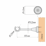 Кронштейн «Открытый I» (25 А)