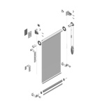 Механизм для рулонной шторы «Мини» белый (компл. Besta)