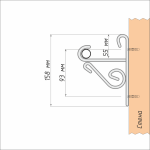 Кронштейн «Винтаж I» (16 БЗ)