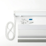 Карниз для рим. шторы д-н «Марсала» Белый (180 см крепление на стену)