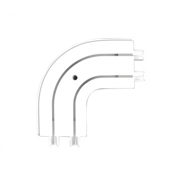 изображение поворот наружный для шины потолочной двухрядной «olexdeco» на olexdeco.ru