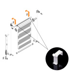 Кронштейн накидной регулируемый «Мини День-Ночь» упак. 100 шт