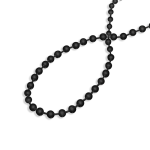 Цепь упр. металич. 4,5х6,0 мм Черный (На отрез)