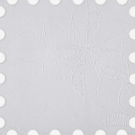 Рулонная штора «Toledo» ø28 фурнитура Белая. Ткань коллекции «Родонит» Белая