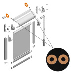 Кольцо подкладочное универсальное Besta (Золотой дуб)