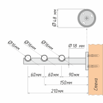 Кронштейн «Прости III 16/16/16» (НС)