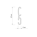 Профиль дополнительный MGS «День-Ночь» L= 6 м Белый