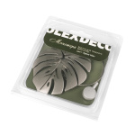 Магнит для штор «Монстера» ø7,5 см для тяжелого веса с тросом 30 см (ХМ)