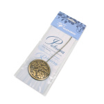 Клипса магнитная «Ривьера» ø6 см для легкого и среднего веса штор с тросом 38 см (А)