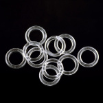 Кольцо 9-13 мм Прозрачное упак. 1000 шт (Пластик)