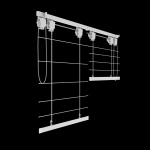 фото карниз для двойной римской шторы «рим люкс» в интернет-магазине Олексдеко