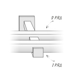Двухрядный стеновой карниз для штор «Антарес» (20 А 240)