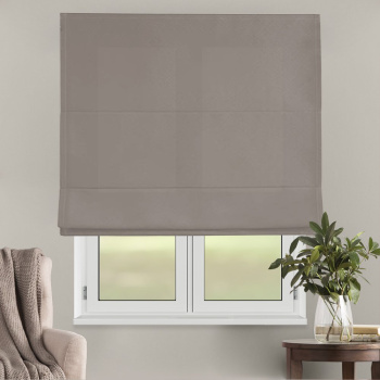 Римская штора белый подъем. мех. коллекция «Каир» Blackout Бежевый (Вена)