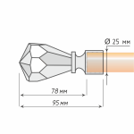 Наконечник «Кристалл» (25 Х)
