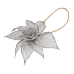 Клипса магнитная «Лилия» размер 15 см для легкого веса штор со шнуром 38 см (Муссон)