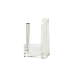 Кронштейн «Мини» 17х24 мм к карнизу «Кафе» отступ 14 мм (Прозрачный)