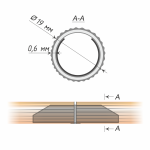 Труба рифленая 19 мм (П 400 составная по центру)