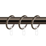 Кольцо 19 круглое с пластиком и крючком упак. 10 шт (ЧН)