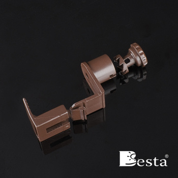 Кронштейн нижний для боковой фиксации «Мини День-Ночь» Besta Коричневый (Пластик)