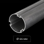 Труба ø44 мм с тремя пазами L=5 м для рулонной шторы