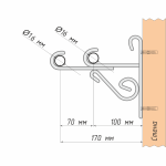 Кронштейн «Винтаж II» (16/16 БЗА)