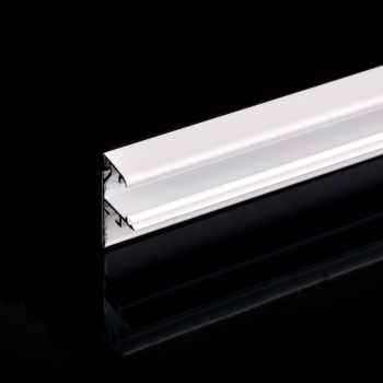 Профиль дополнительный высокий для С-образной направляющей UNI 2 алюминиевый L = 4 м Белый (Алюминий)