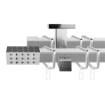 Двухрядный потолочный карниз для штор «Поинт» (20 НС 160)