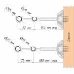 Кронштейн «Скипетр II 25/19» (ХМ)