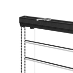 Карниз для рим. шторы д-н «Марсала» Черный (180 см крепление на стену)