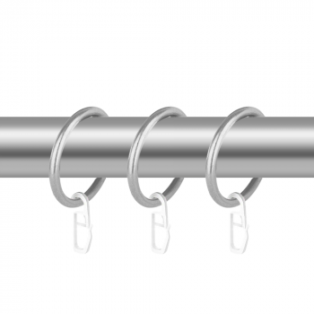 Кольцо 25 круглое с крючком упак. 10 шт (ХМ)