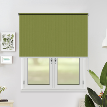 Рулонная штора «Toledo» ø28 фурнитура Белая. Ткань коллекции «Плэин» Фисташковый (компл. Россия)