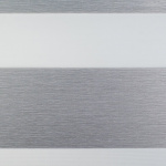 Рулонная штора «MGS День-Ночь» фурнитура Коричневая. Ткань коллекции «Саванна» Муссон